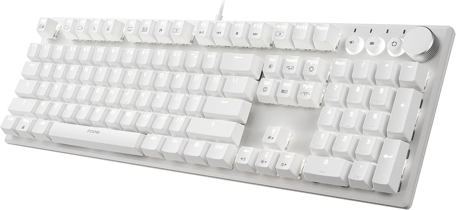 i-rocks K74M Illuminated Mechanical Keyboard with Swappable Switches
