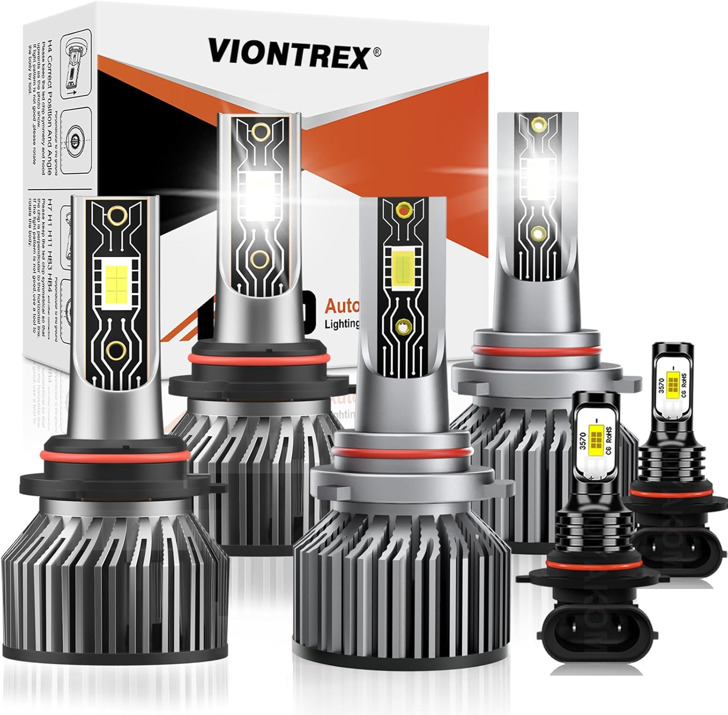 High Brightness 6000K Light Bulb Combo Kit for Dodge RAM 1500