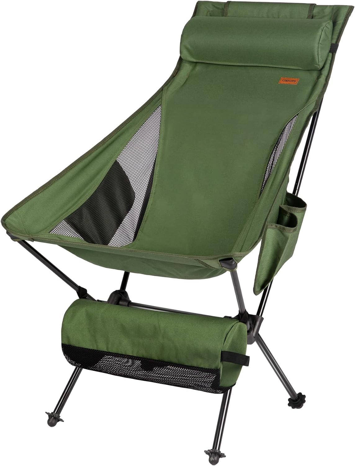 TOBTOS High Back Camping Chair for Outdoor Adventures and Comfort