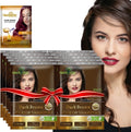 Herbishh Natural Hair Color Shampoo for Gray Hair - Dark Brown Travel