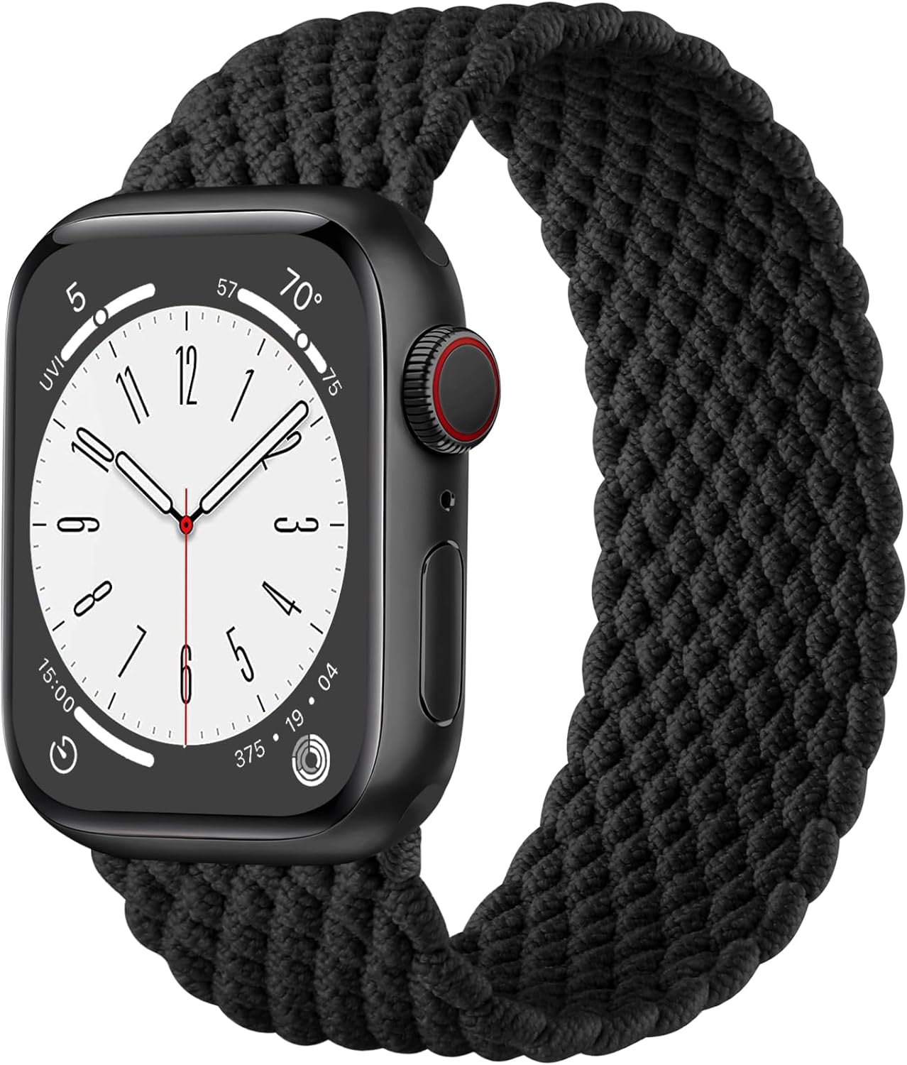 Stretchy Braided Solo Loop for Apple Watch - Comfort & Style!