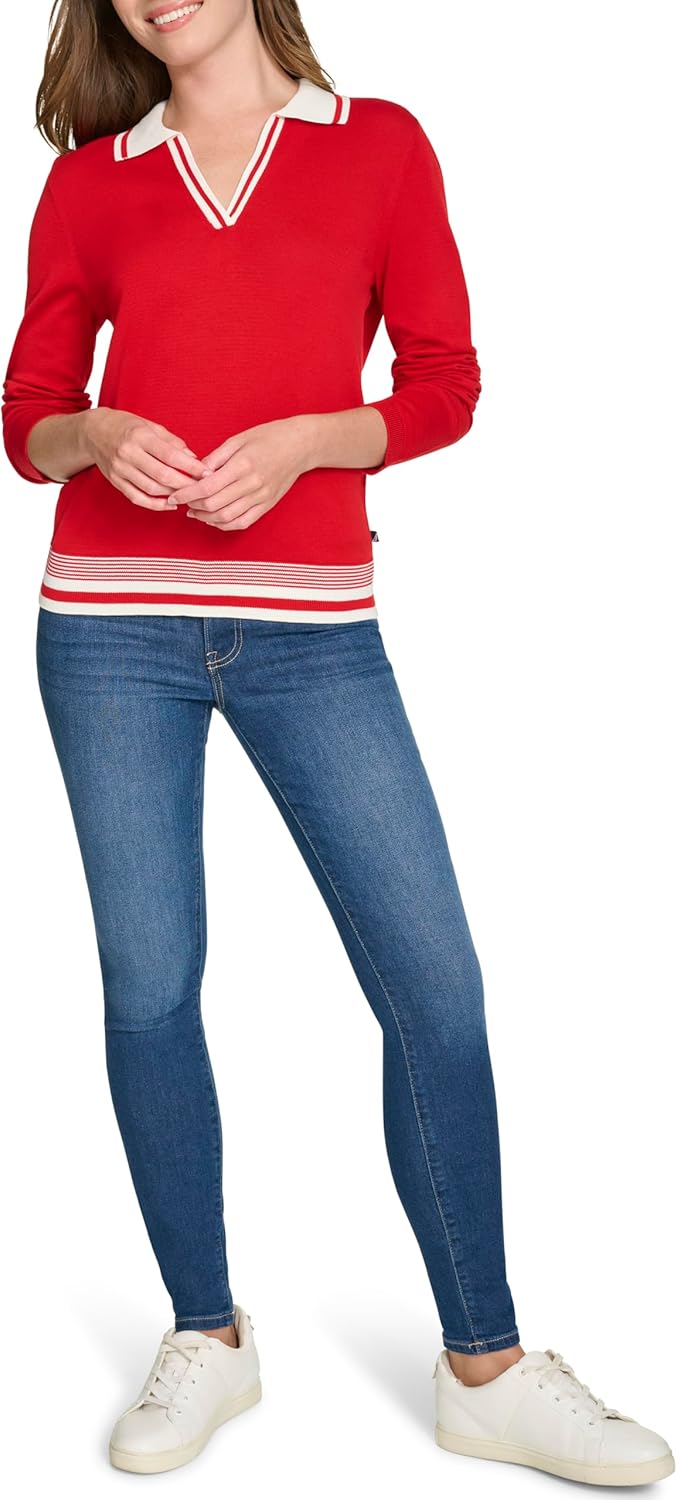 Nautica Cozy Long Sleeve Pullover - Effortlessly Stylish