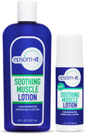 Epsom-It Soothing Muscle Set - Magnesium Lotion and Rollerball