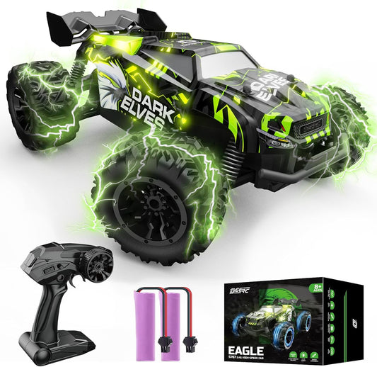 Glowing Eagle RC Car: 2 Batteries, 40 Min Play