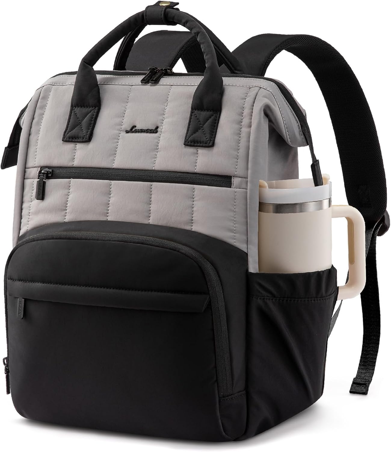 LOVEVOOK Puffer Backpack Purse for Women with Laptop Pocket