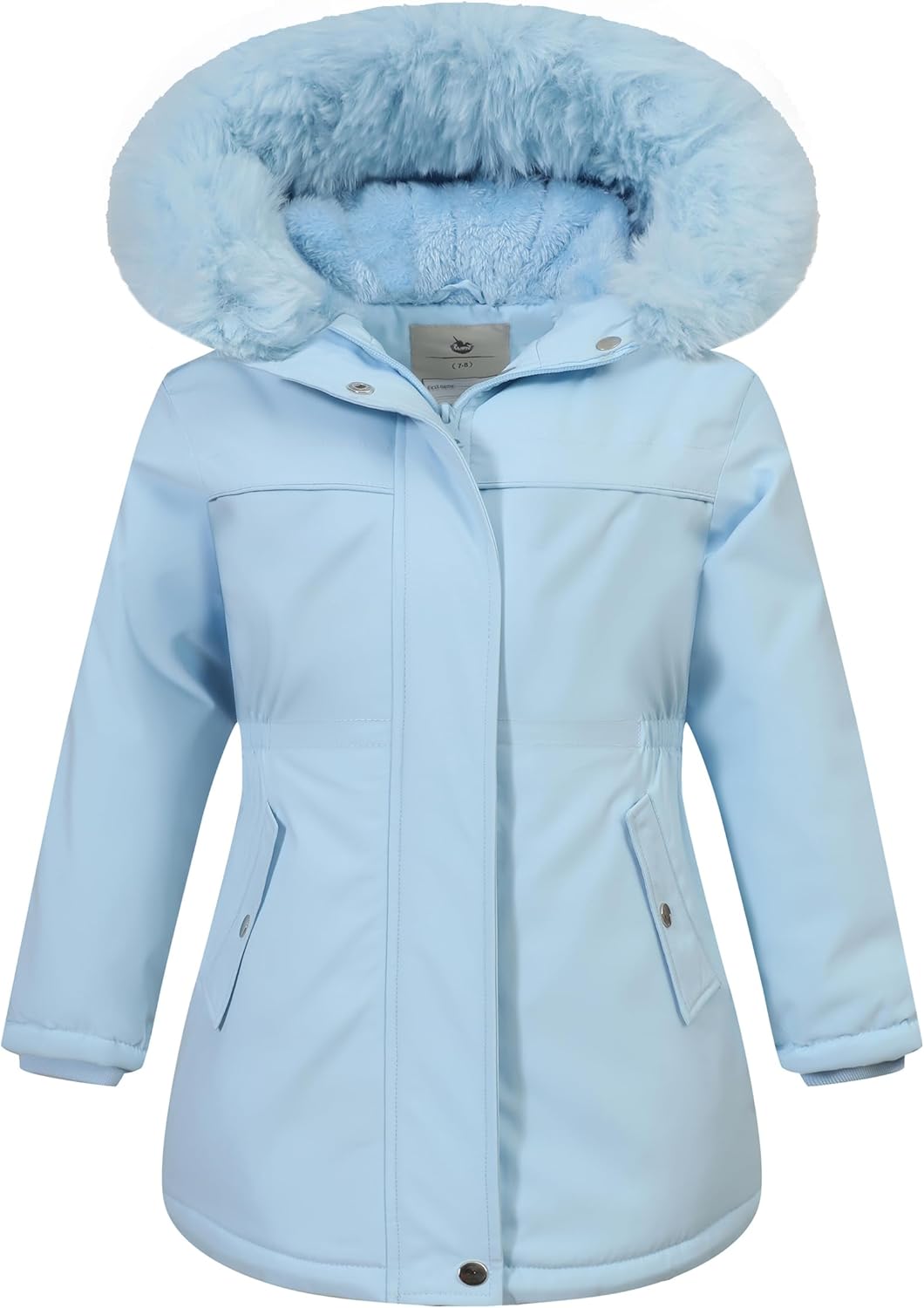 Girls Waterproof Winter Jacket for School & Outdoor Play