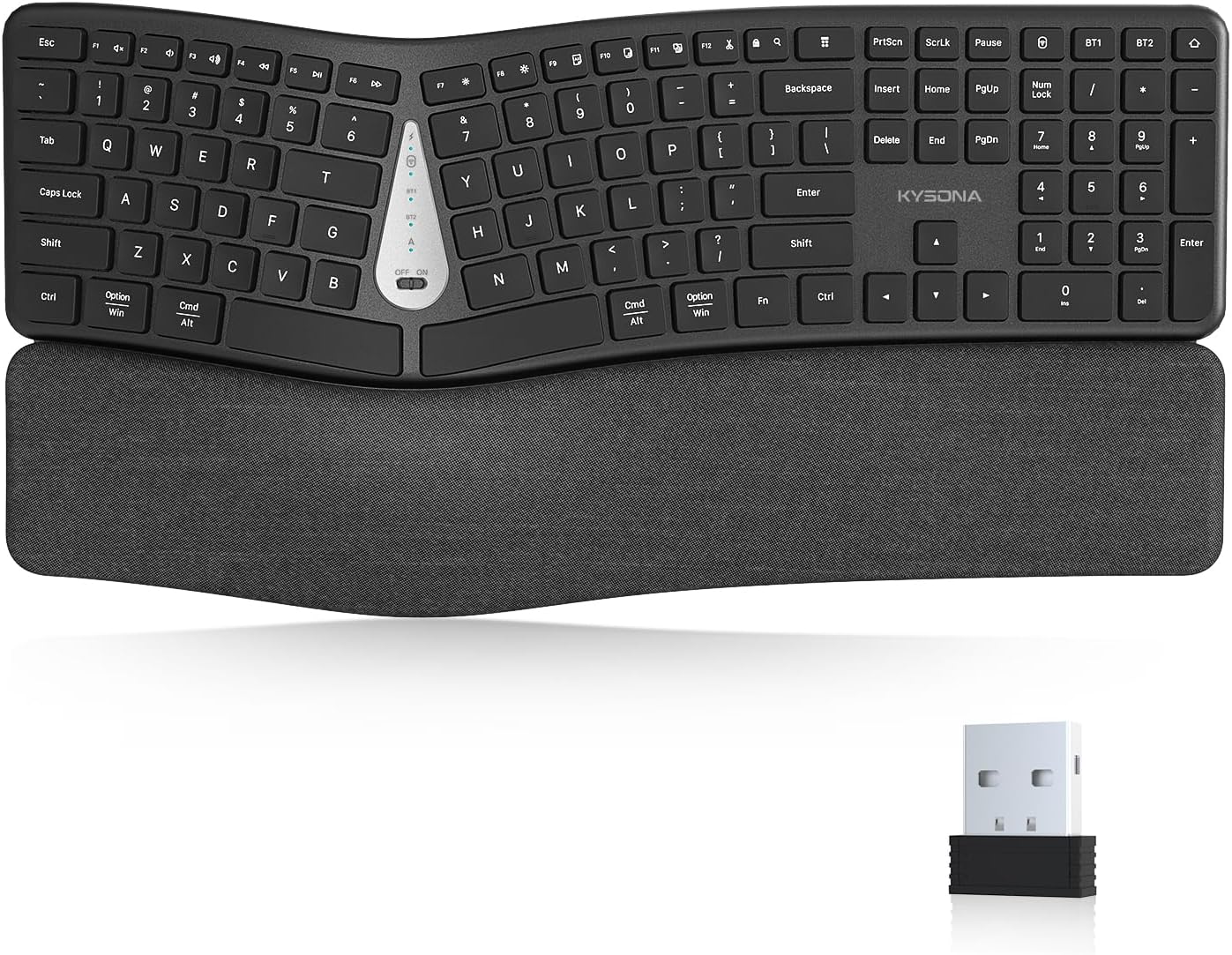 KYSONA Split Ergonomic Keyboard - Wireless Comfort!