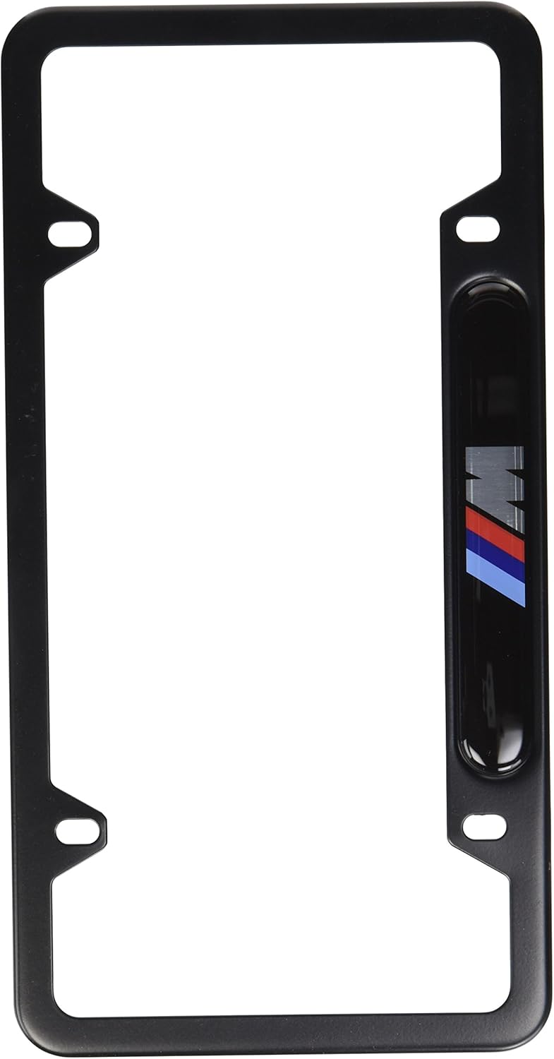 BMW Black Stainless Steel License Frame with M Logo Review