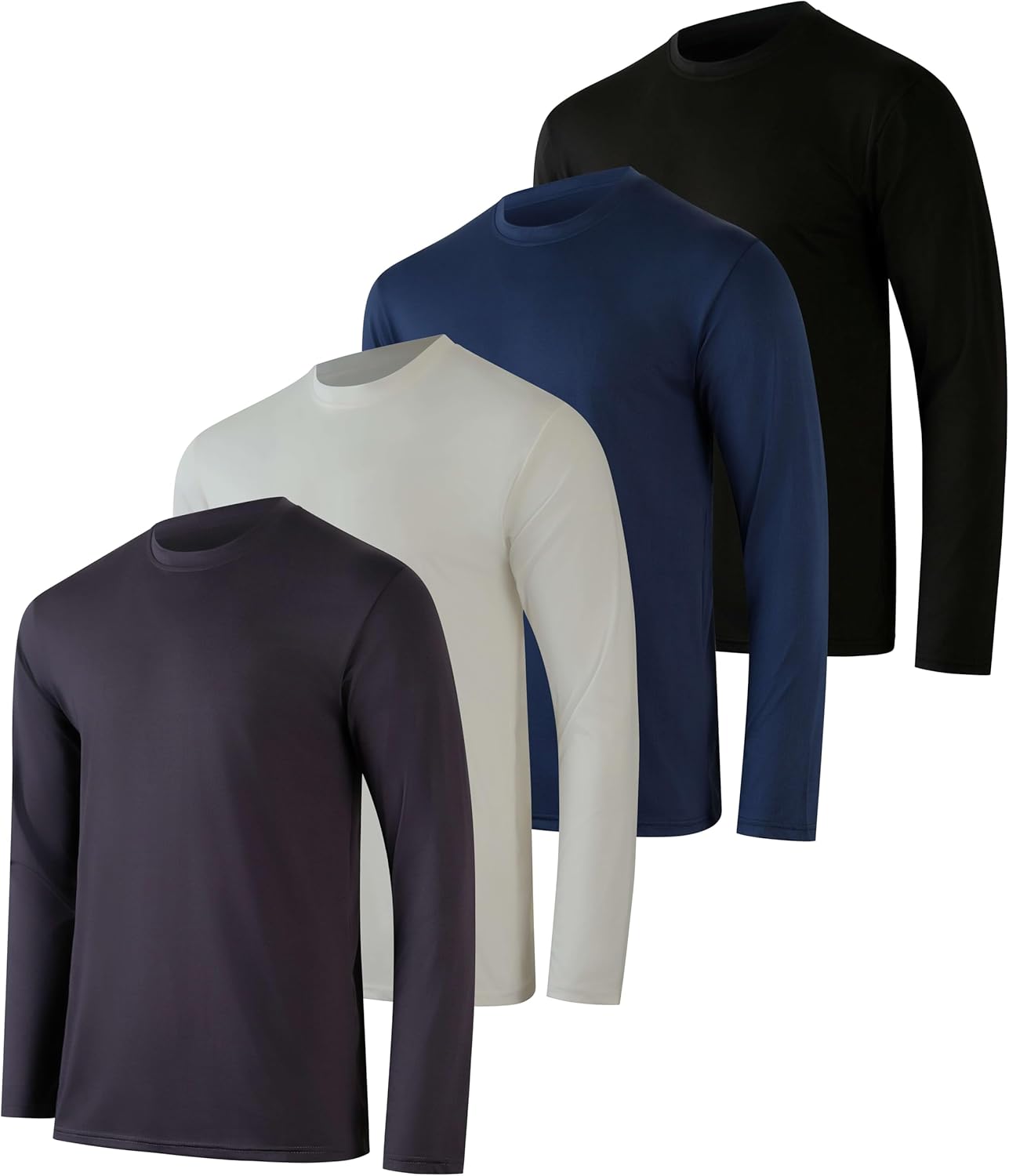 Mens Long Sleeve Dry Fit T Shirts for Hiking and Work
