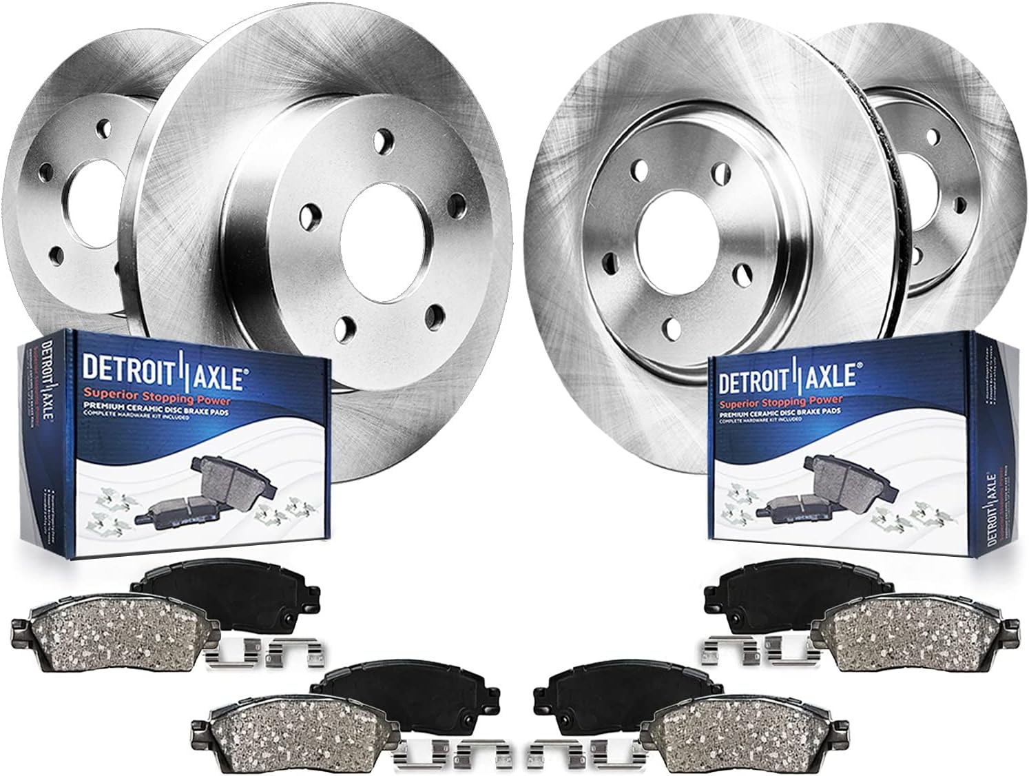 Detroit Axle Brake Kit for 2011-2015 Hyundai Sonata & Kia Optima