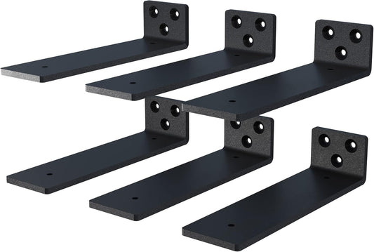 10 Inch Floating Shelf Brackets for Heavy Duty Hidden Shelves