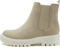 Soda Pilot Women Lug Sole Low Heel Chelsea Bootie - Chic Comfort