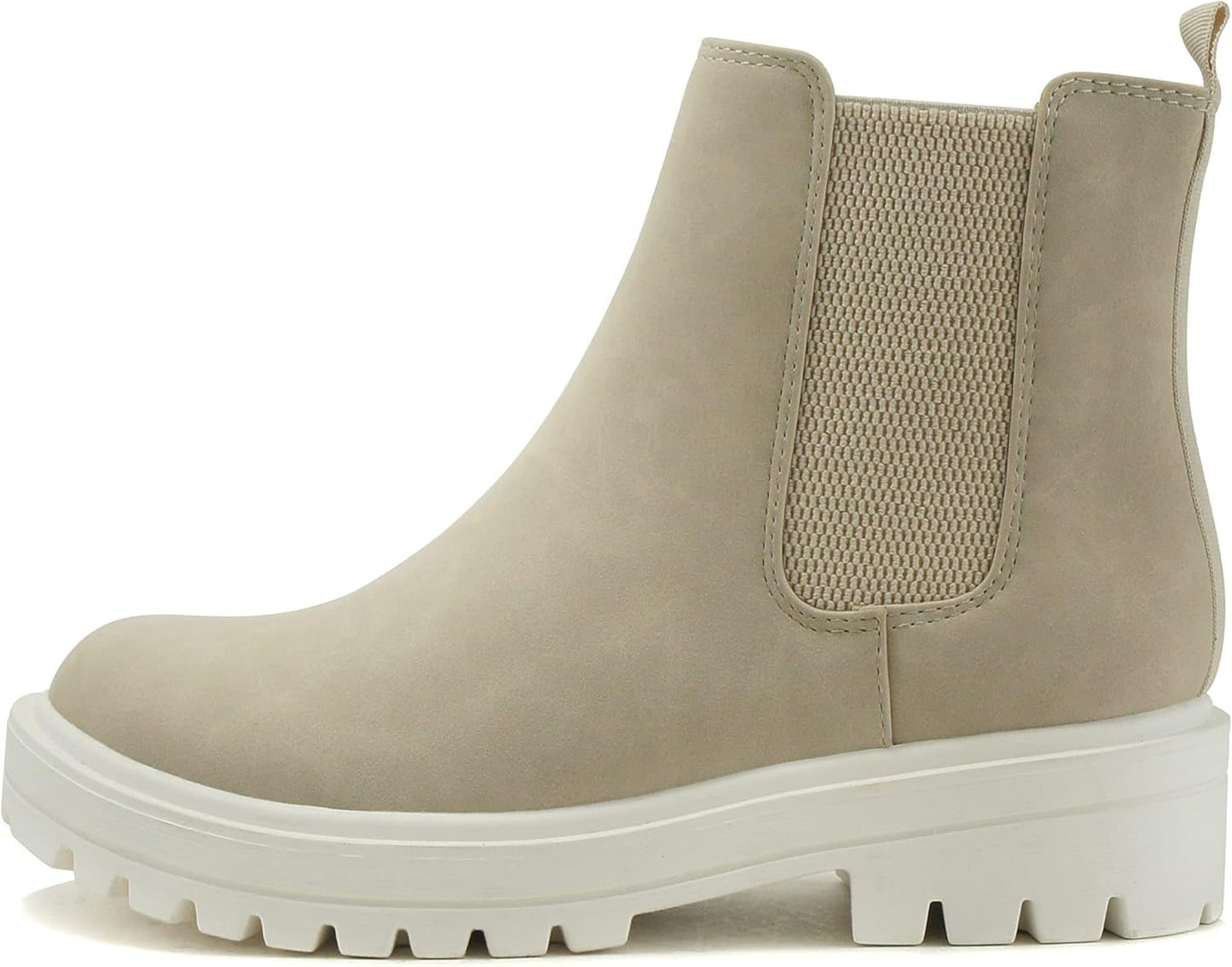 Soda Pilot Women Lug Sole Low Heel Chelsea Ankle Bootie Review
