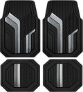 Skechers Heavy Duty Rubber Car Floor Mats - Trim To Fit Protection