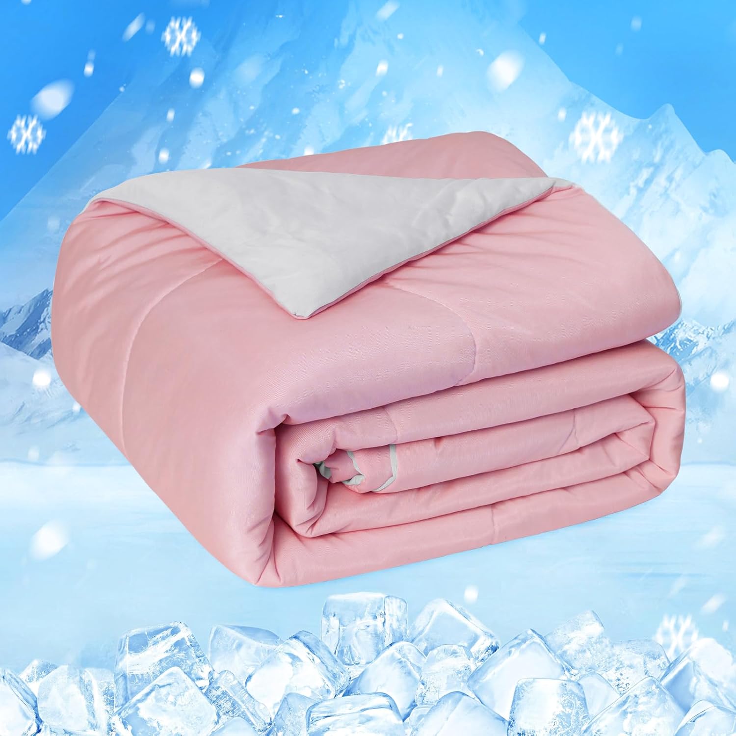 HOMFINE Cooling Comforter for Hot Sleepers with Soft Fabric