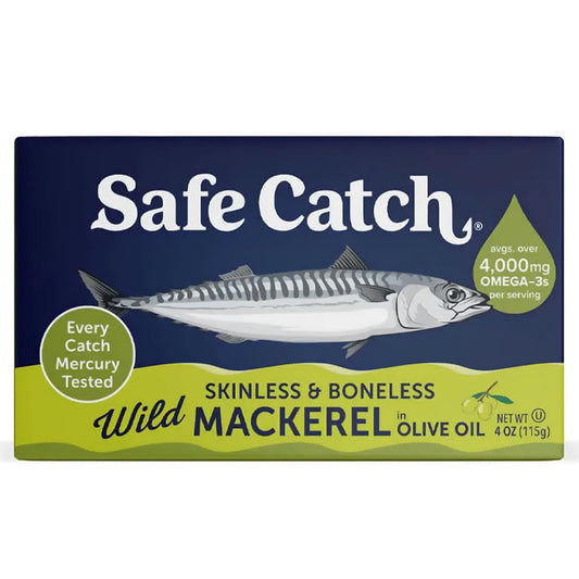 Safe Catch Canned Mackerel Fish in Pure Olive Oil Review