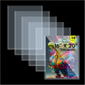 16x20 Toploaders 10ct Poster Protectors - Ultra Durable Clear PVC