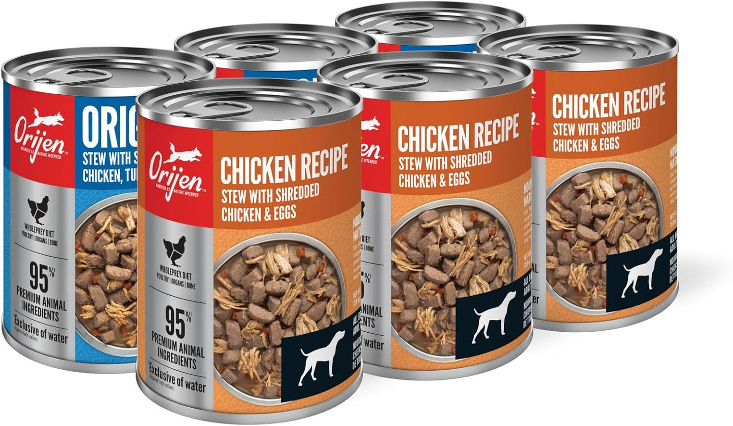 ORIJEN Premium Wet Dog Food Variety Pack for Healthy Dogs