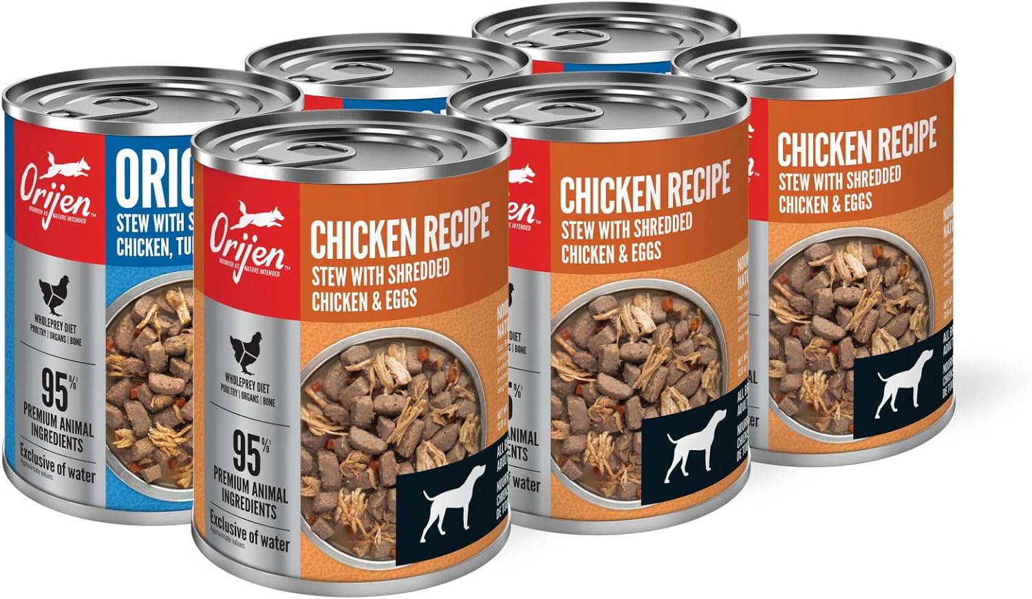 ORIJEN Premium Wet Dog Food Variety Pack for Healthy Dogs