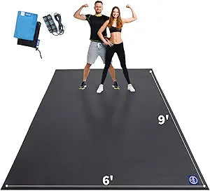 Extra Large Exercise Mat for Home Gym - Non-Slip & Durable