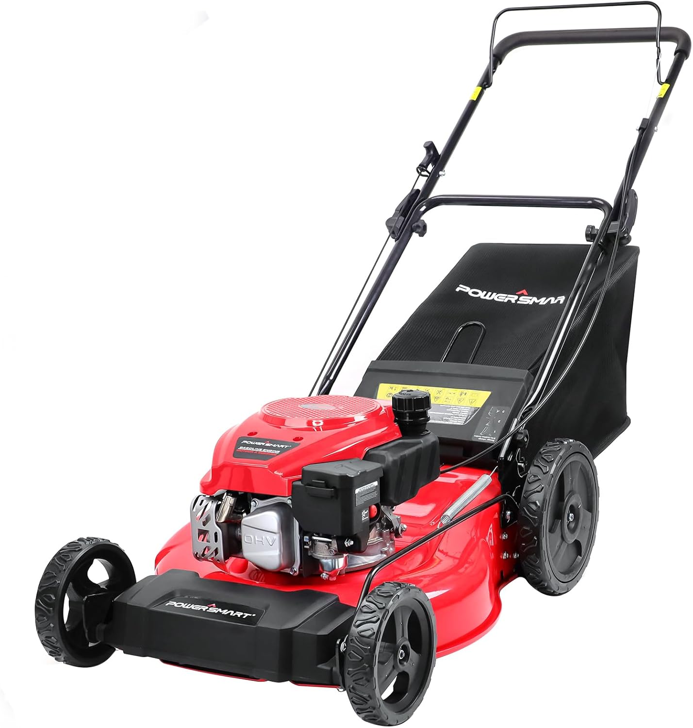 PowerSmart Gas Lawn Mower 21-Inch 144cc Engine for Efficient Cutting