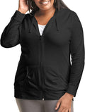 Just My Size Plus Size Zip Hoodie - Cozy Comfort!