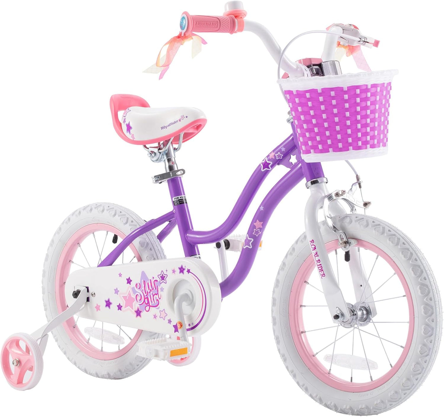 RoyalBaby Girls Bike Stargirl Training Free Balance Bicycle