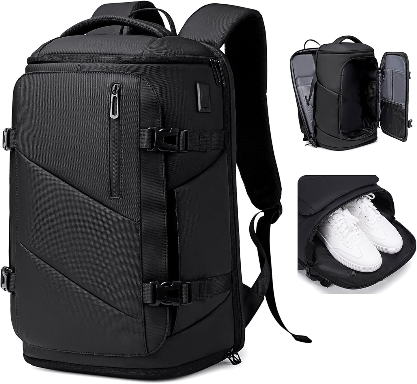 30L Travel Backpack for Men with 17 inch Laptop Compartment