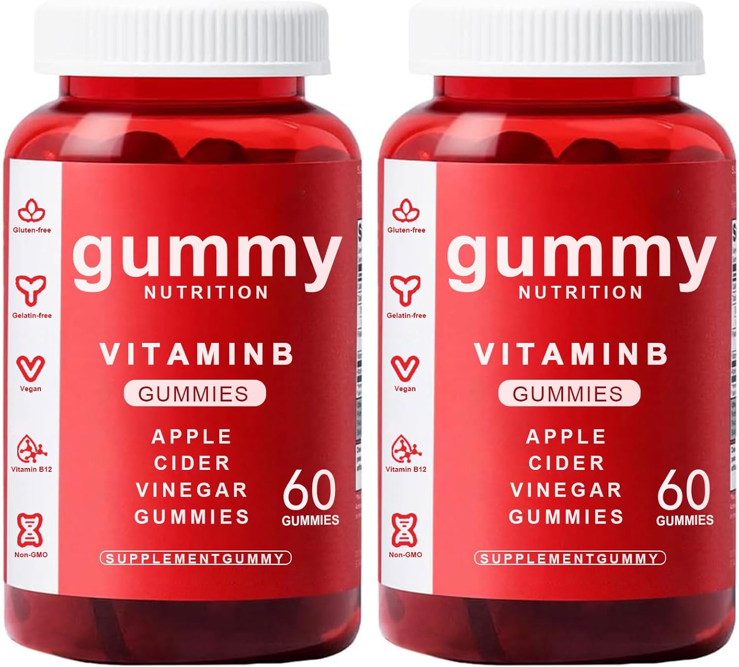 ACV Gummies with Vitamin B12 - Energizing Vegan Supplement