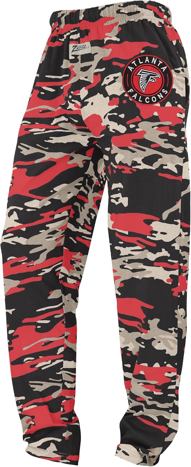 Zubaz NFL Z88 Team Logo Pants for Game Day and Lounge Wear