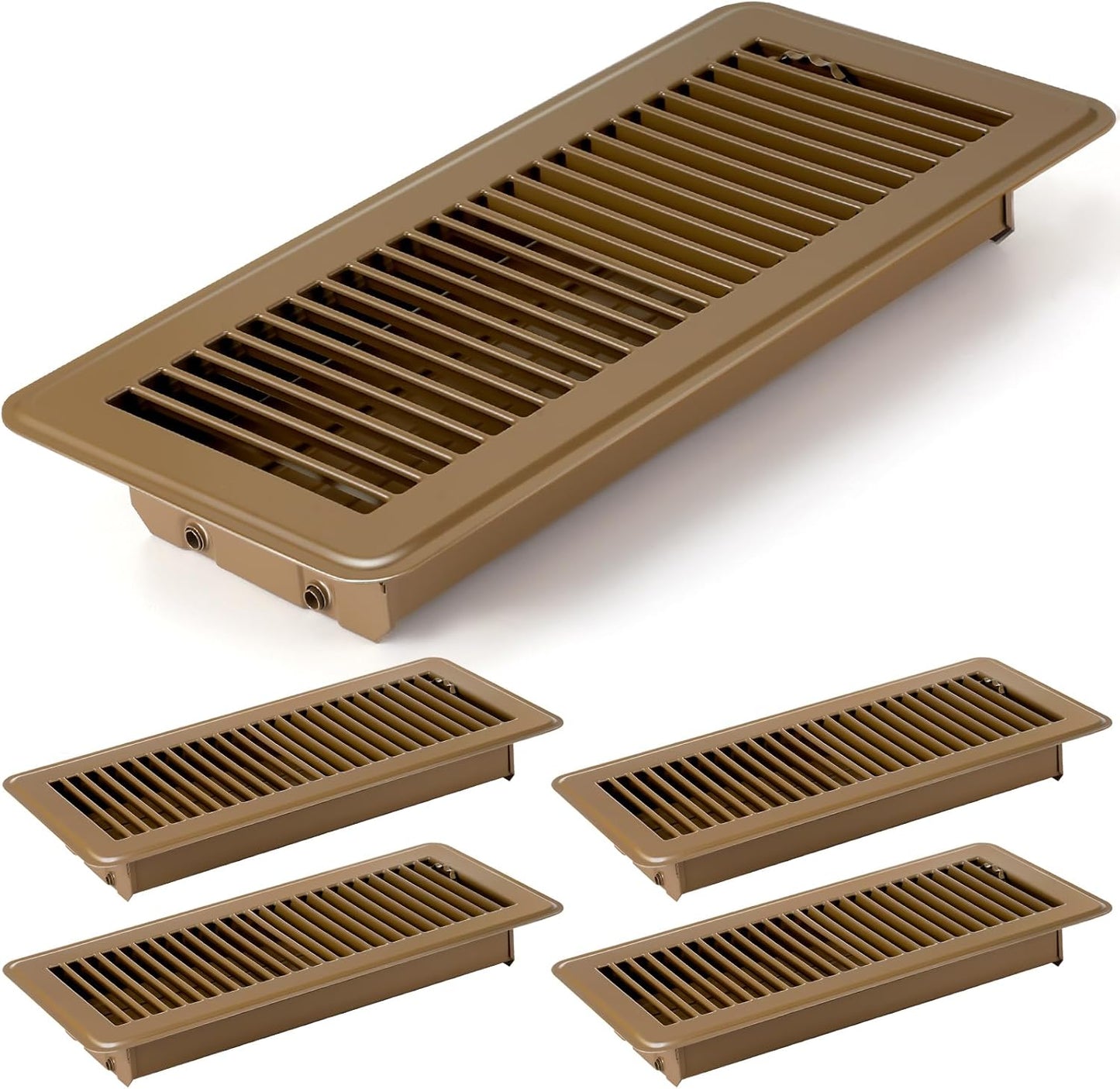 Retisee 4x12 Inches Floor Vent Covers for Home, 10 Pcs Set