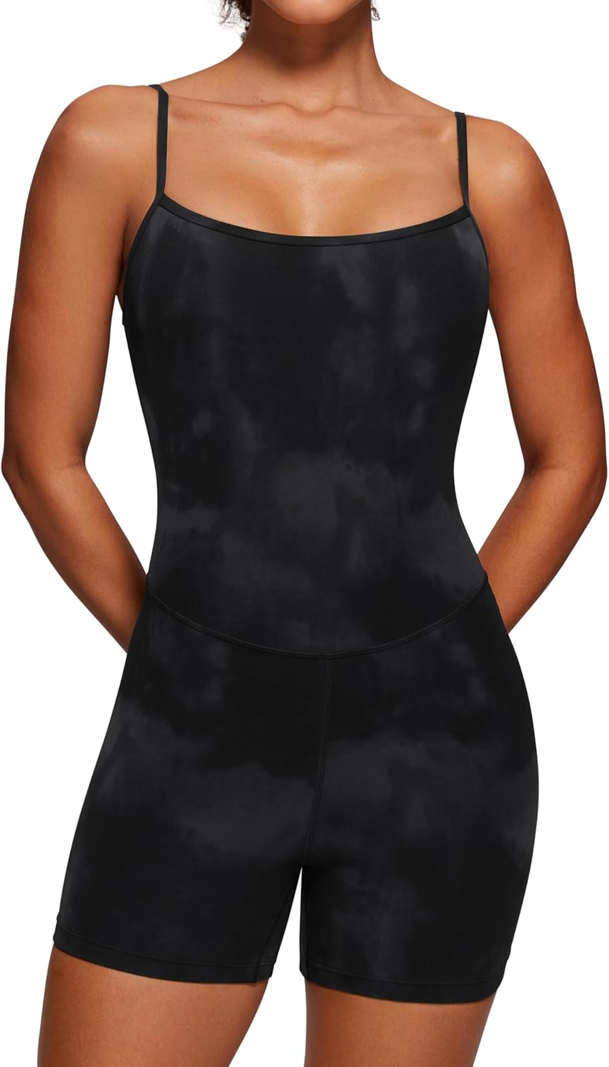 CRZ YOGA Butterluxe Cami Strap Rompers for Women - Comfort Fit