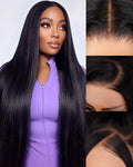 30 Inch Straight Lace Front Wig 13x6 HD Lace - Pre Plucked Natural