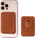 MagSafe Magnetic Wallet for iPhone - Slim Full-Grain Leather Brown