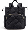 Quilted Diaper Bag Backpack - Lightweight Mini Diaper Backpack