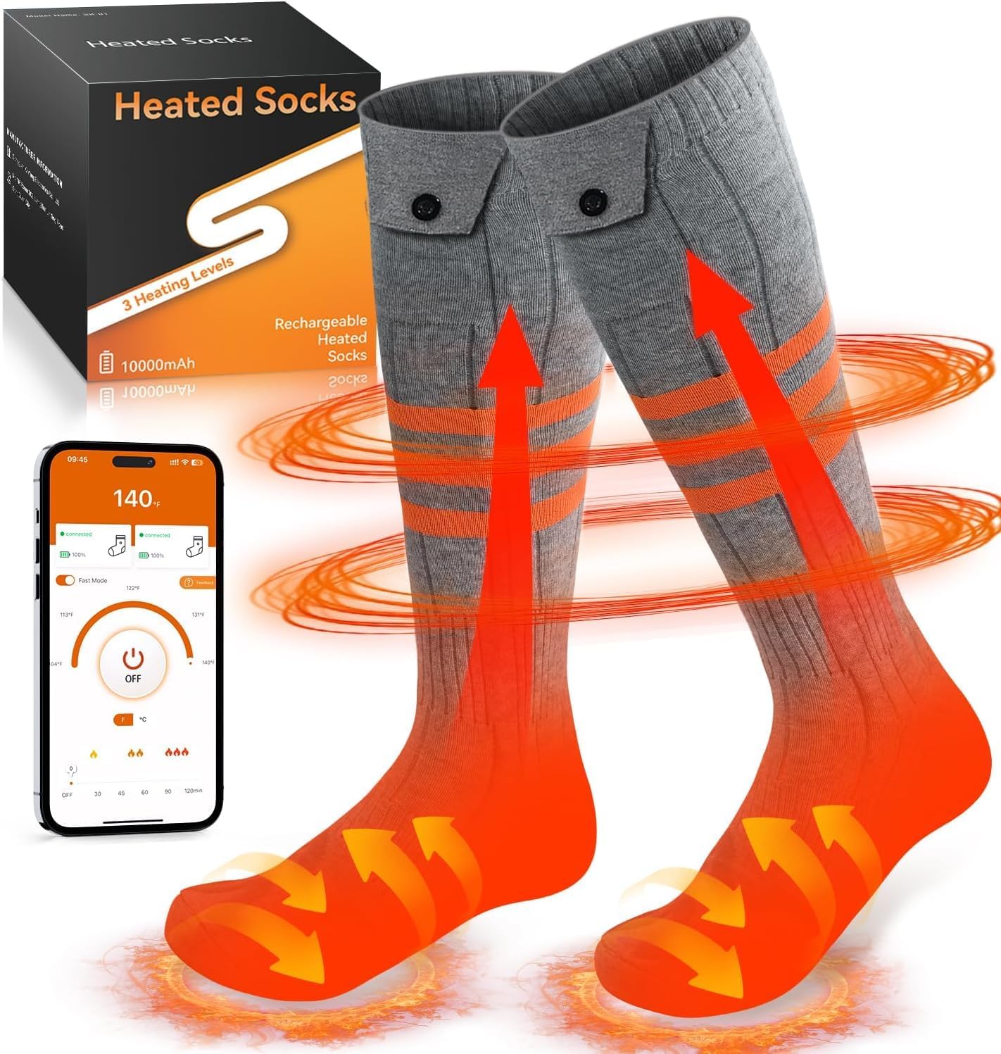Heated Socks with APP Control for Ultimate Winter Comfort