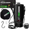 Rhino USA 5 Gal Portable Solar Camp Shower - Ultimate Outdoor Shower!