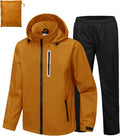 Waterproof Golf Rain Suit Jacket and Pant - Breathable, Lightweight