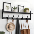 29ft Coat Rack Wall Mount with Shelf - Space-Saving Entryway Organizer
