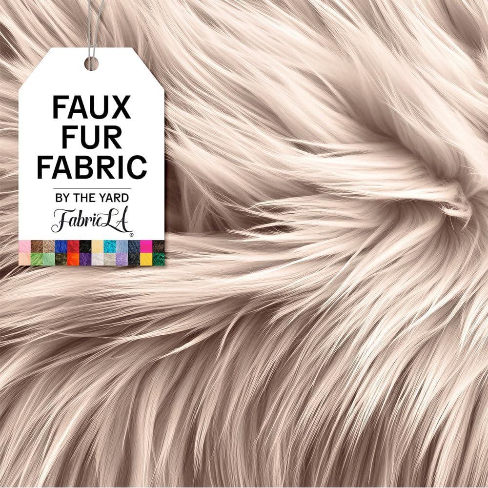 Luxurious Faux Fur Fabric for Crafting and Sewing Projects