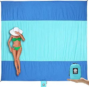 WEKAPO Beach Blanket Sandproof Extra Large Mat for All Adventures