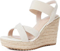 Open Toe Espadrilles Wedge Sandal - Comfortable 3.74in Platform