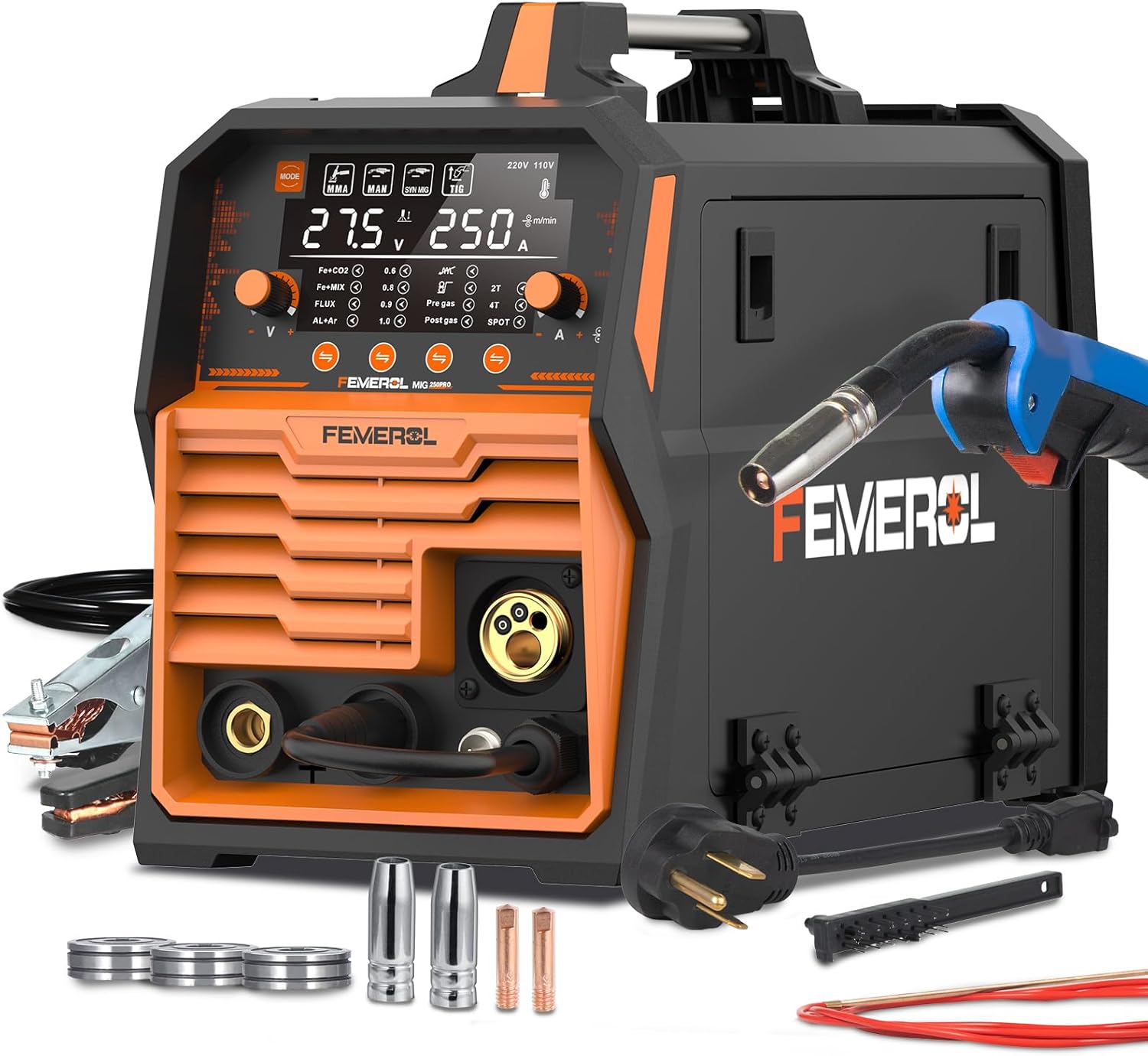 250A MIG Welder: 6 in 1 Multi Process Welding Machine