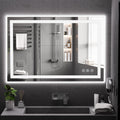 Koonmi 32x48 LED Bathroom Mirror with Backlit and Front Lit - Dimmable