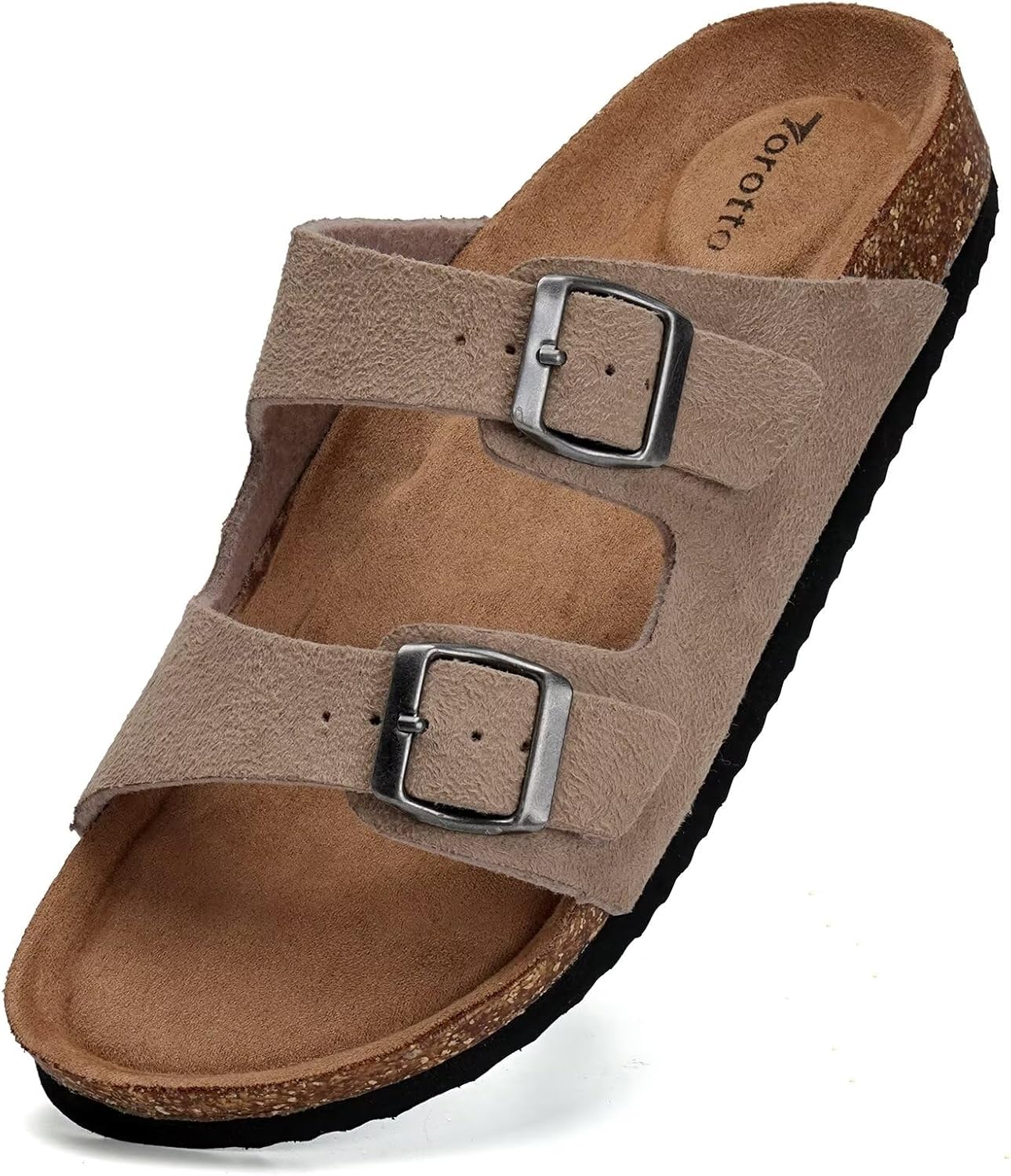 Torotto Mens Slides with Cork Footbed for Comfort and Style