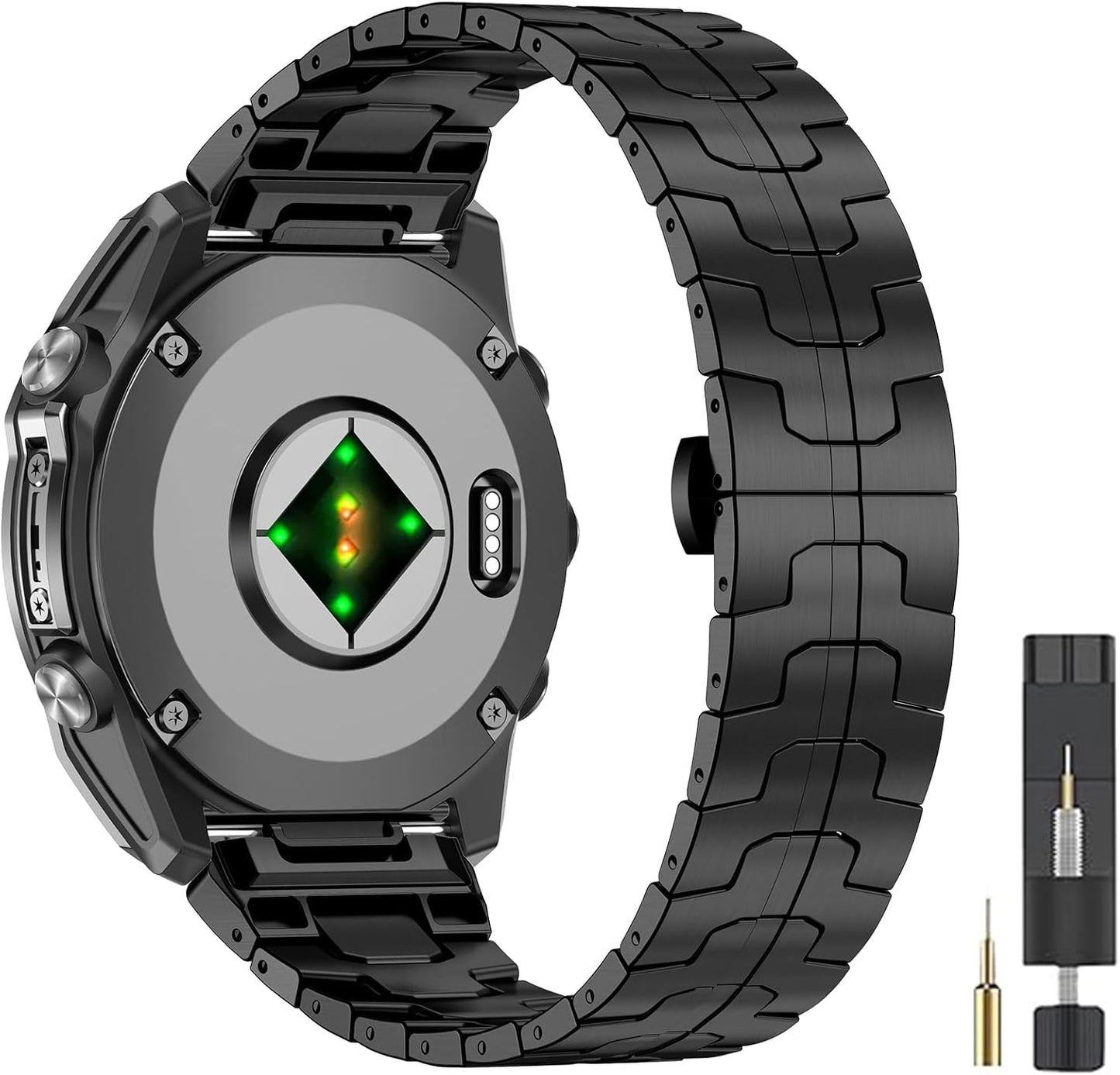 20mm Stainless Steel Quick Fit Band for Garmin Fenix 8 and More