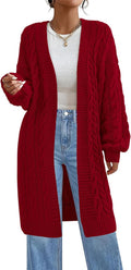 PRETTYGARDEN Women's Long Sleeve Chunky Cardigan for Cozy Comfort