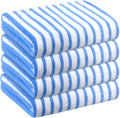 JML Beach Towels Microfiber 4-Pack, 30in x 60in - Quick Dry Cabana