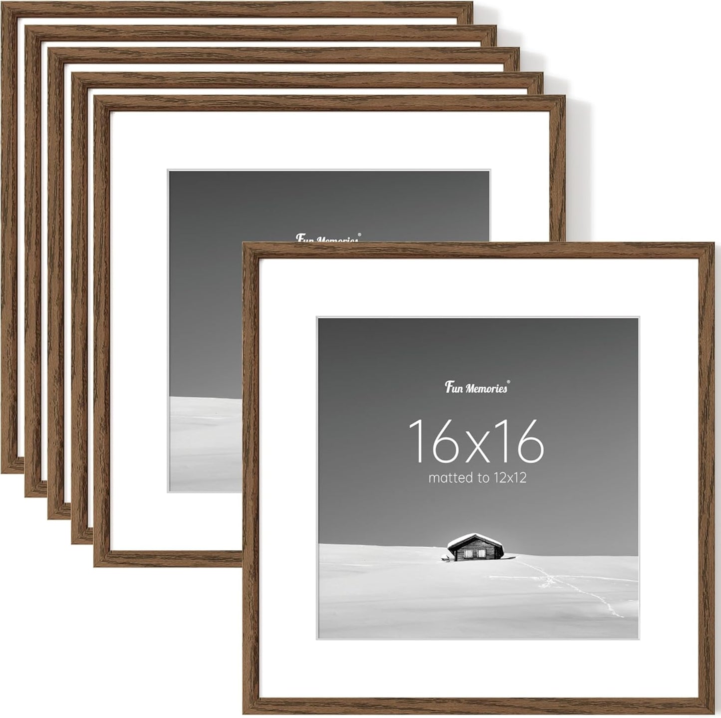 16x16 Picture Frame Set of 6 for Stylish Home Decor