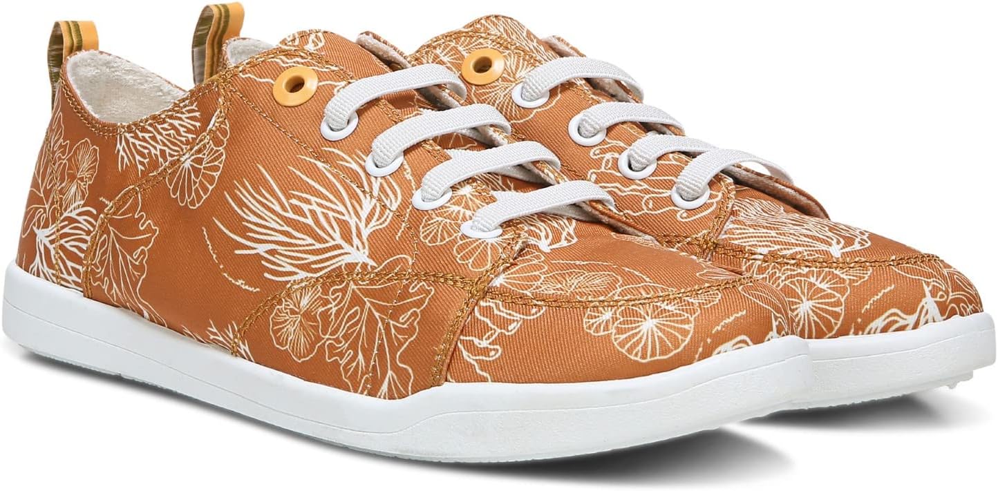 Vionic Pismo Lace-Up Shoes with Eco-Conscious Cotton Canvas